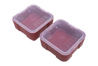 Magpul Red 2X2 DAKA Bins have transparent lids